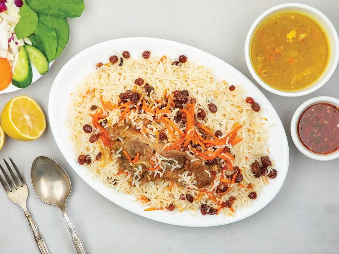 Meat Kabsa With Kabli Rice - Nafar