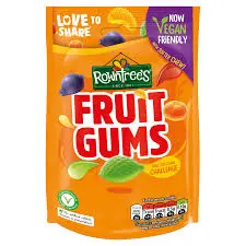 Rowntrees Fruit Gums Vegan Pouch 150g