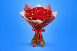 Ruby Elegance Spray Roses Bouquet 0304