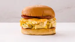Double Bacon, Eggs and Cheese