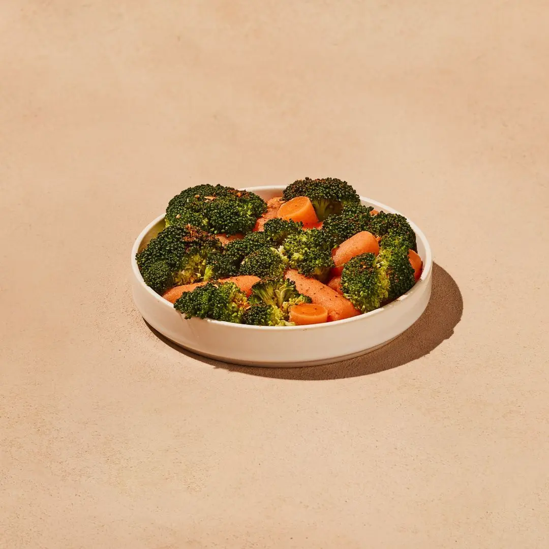 Cajun Broccoli and Baby Carrots