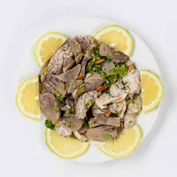 مخ مع لسان (صحن)