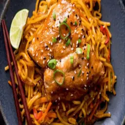 Grilled Salmon Steak