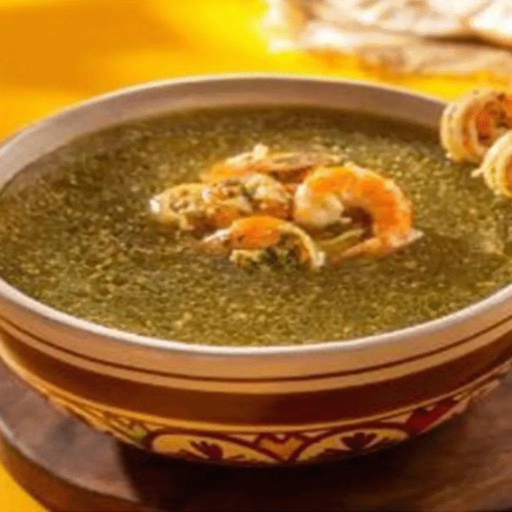 ملوخية بالجمبري