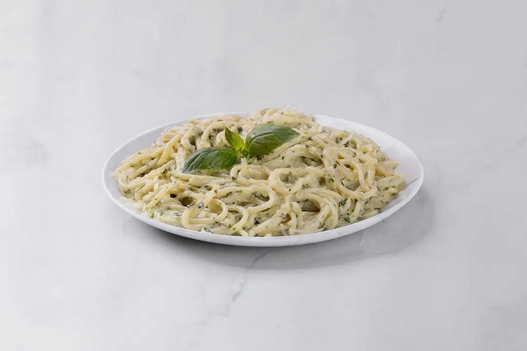 Creamy Pesto Spaghetti