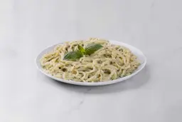 Creamy Pesto Spaghetti
