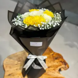 Small White And Yellow Bouquet
