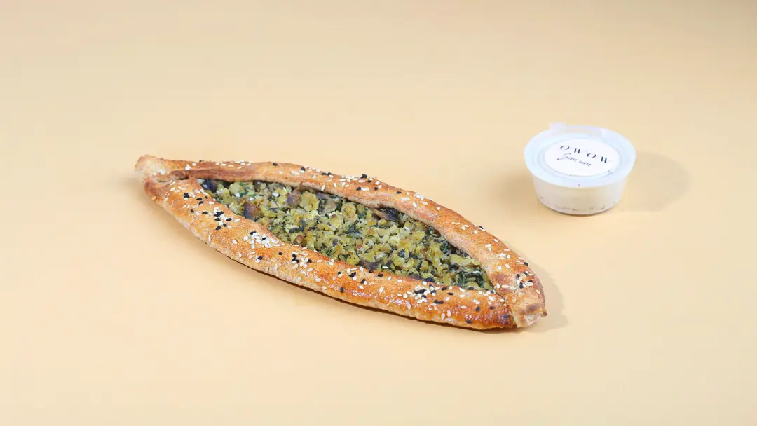 Mankosha Egg Mushroom, Spinach - Brown Flour