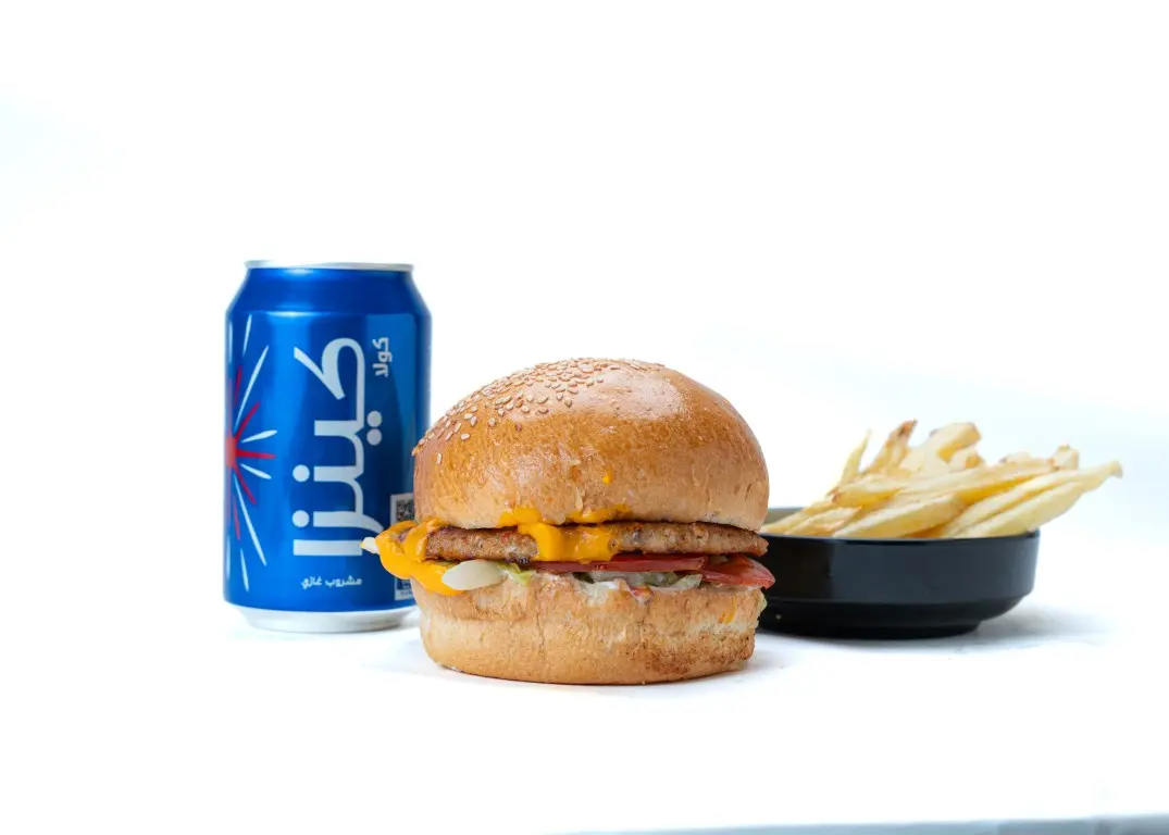 Grilled Beef Burger Meal