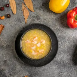 Sweet Corn Soup with Shrimp