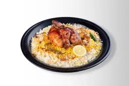 شواية مع أرز شعبي