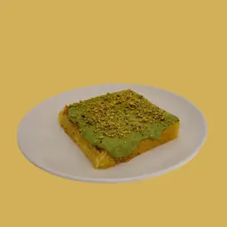 Pistachio Basbousa