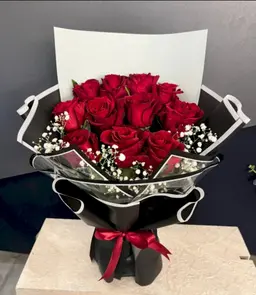 بوكيه ورد طبيعي 9