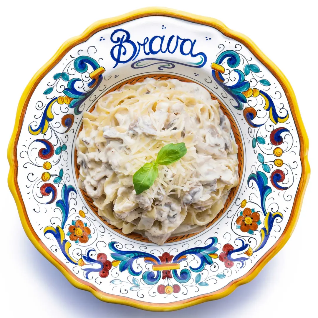Fettucine Alfredo e Pollo