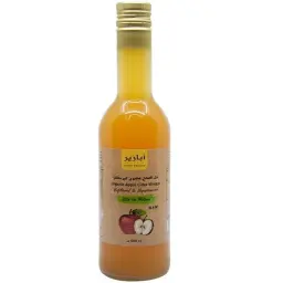 خل تفاح غير مفلتر عضوي