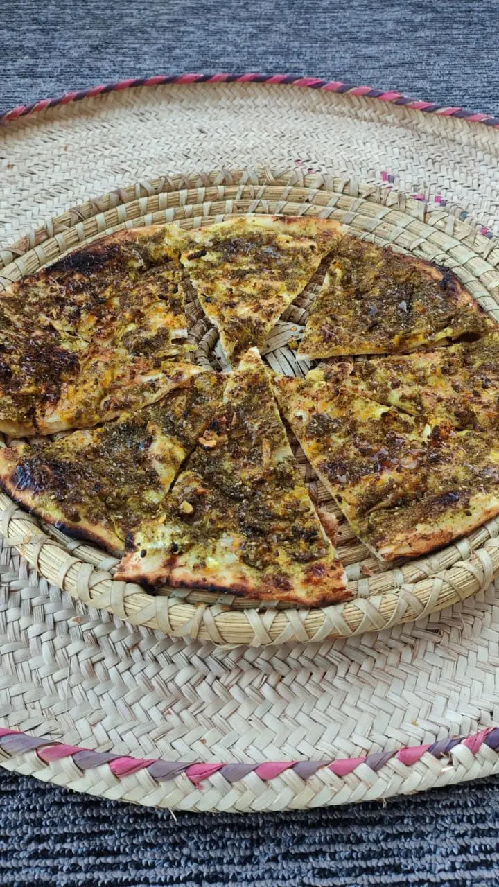 Chapati with Zaatar and Honey