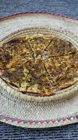 Chapati with Zaatar and Honey
