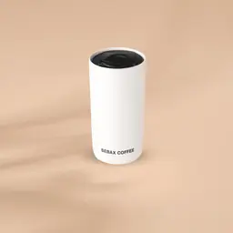 كوب سيراميك ابيض للمشروبات الحاره (١٢ اونص)