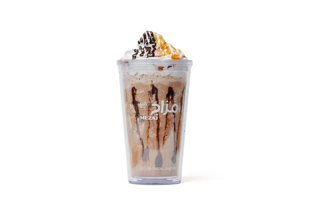 Mocha Crush transparent cup