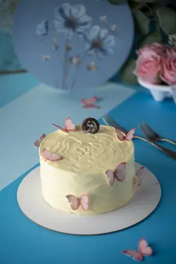 6 Inch Cake + Butterflies