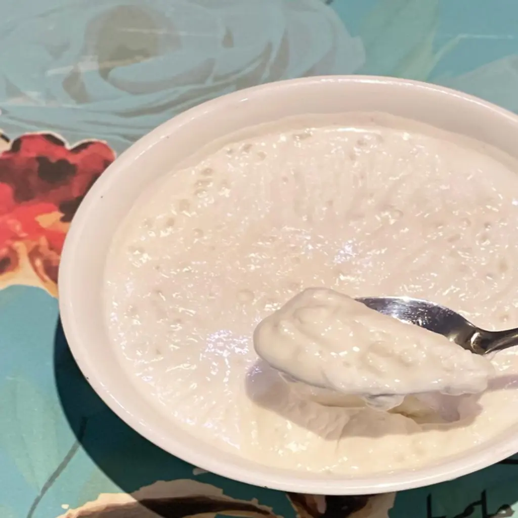 Plain rice pudding