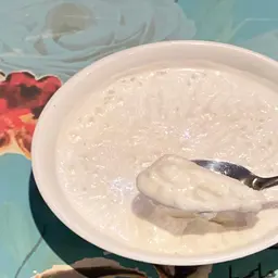 Plain rice pudding