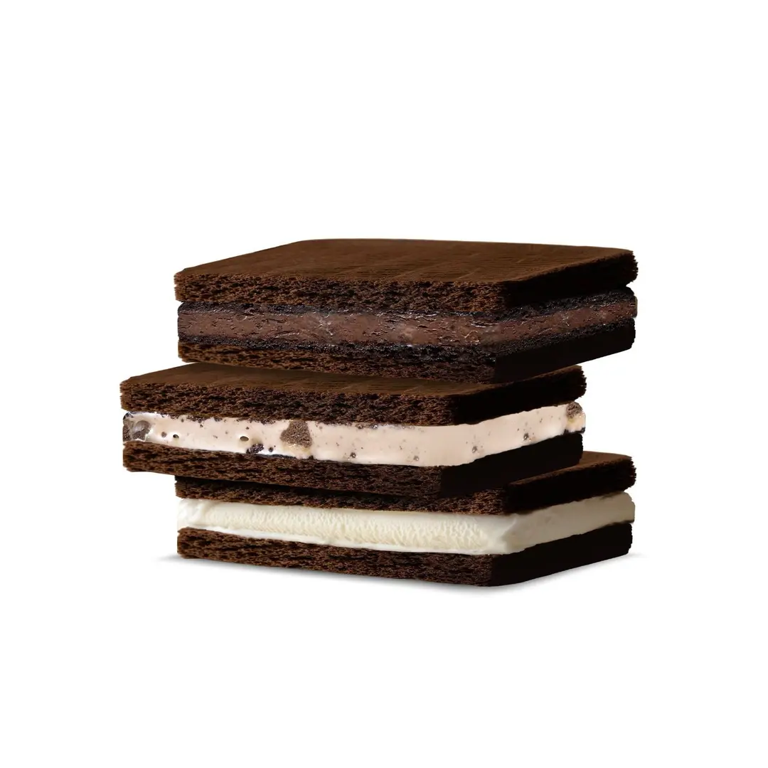 Mix ice cream sandwich