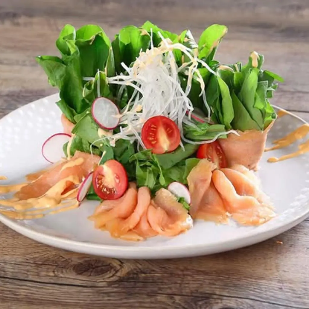 Smoke Salmon Salad