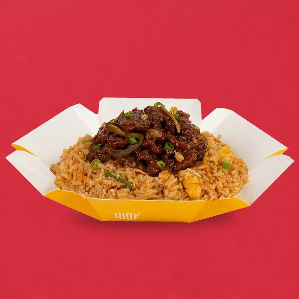 Beef Wok with rice