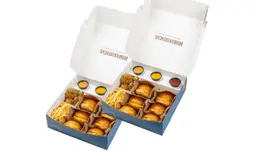 2 Sharing Boxes (12 burger + Maple Chicken Bites + Frise)
