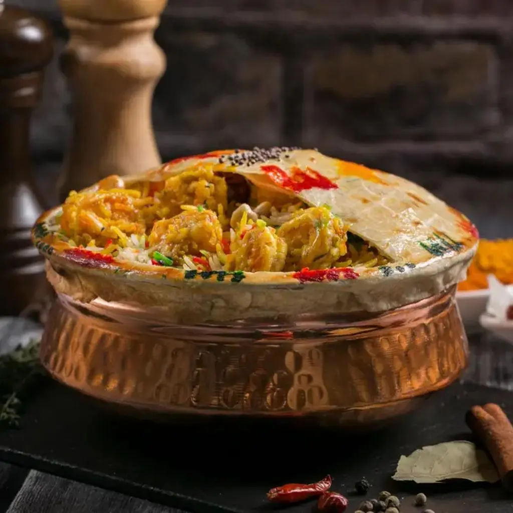 Shrimp Dum Biryani