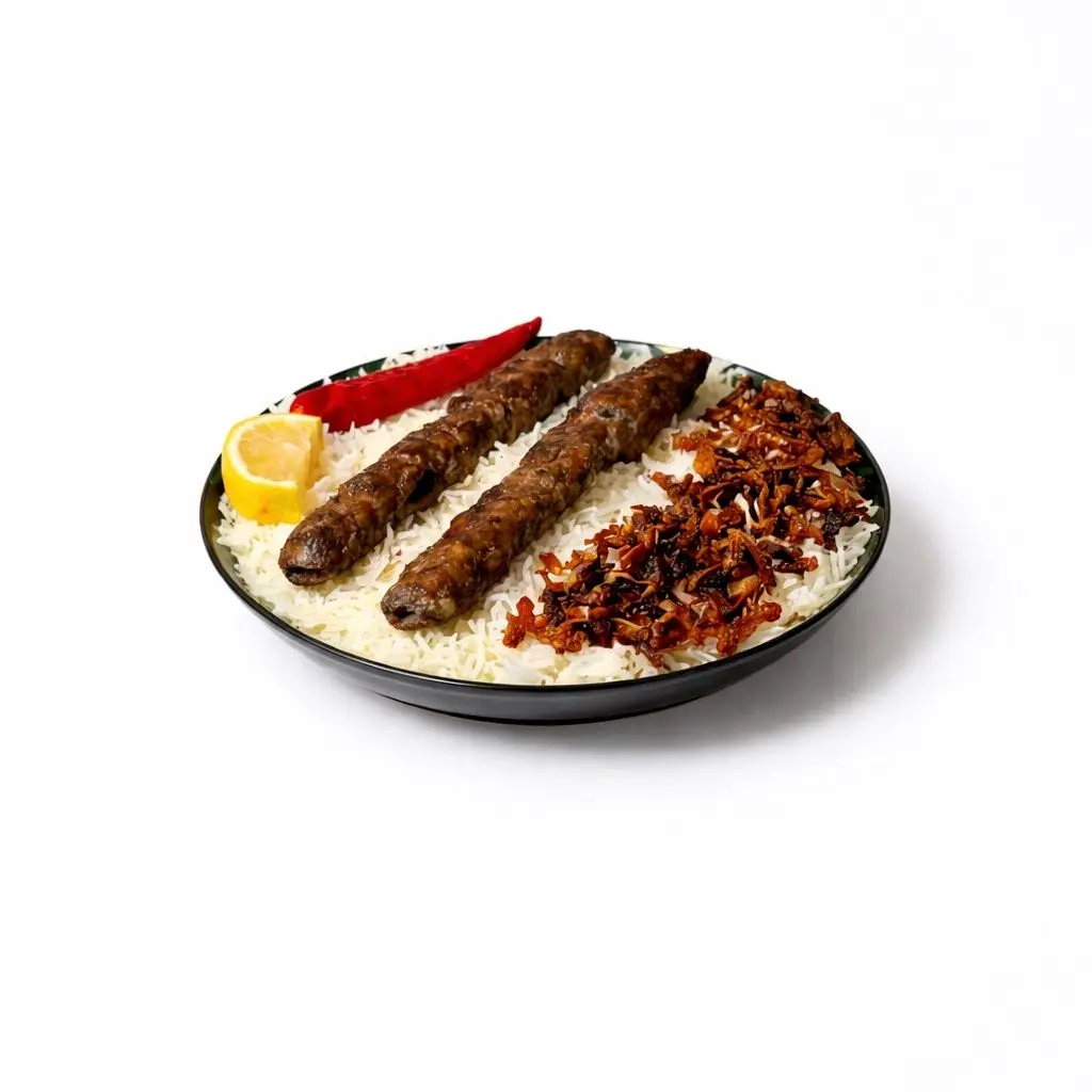 Meat Kabab kabsa with Rice