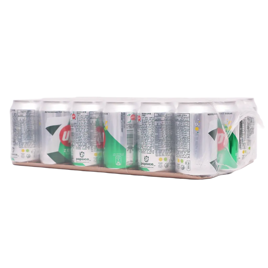 7Up Zero Soft Drink 24 pcs 330 ml - view 2