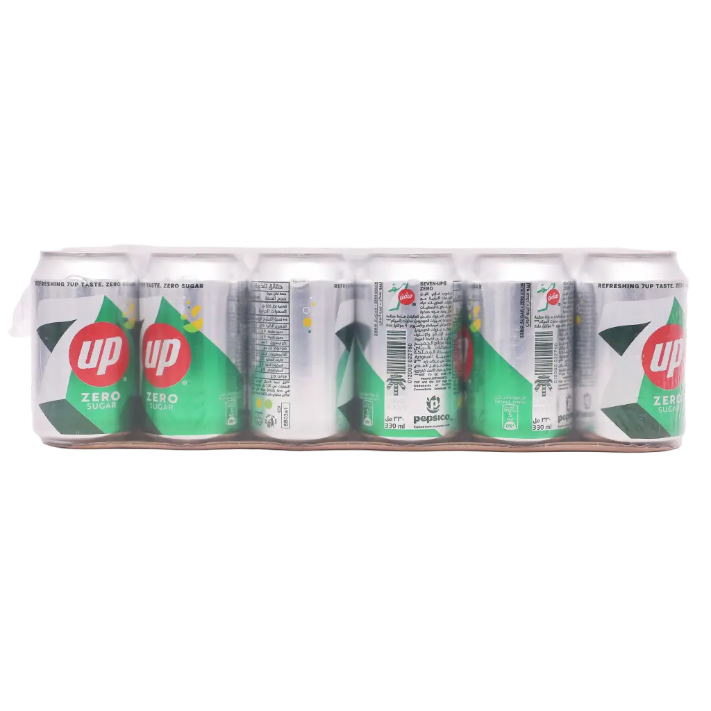 7Up Zero Soft Drink 24 pcs 330 ml - view 3