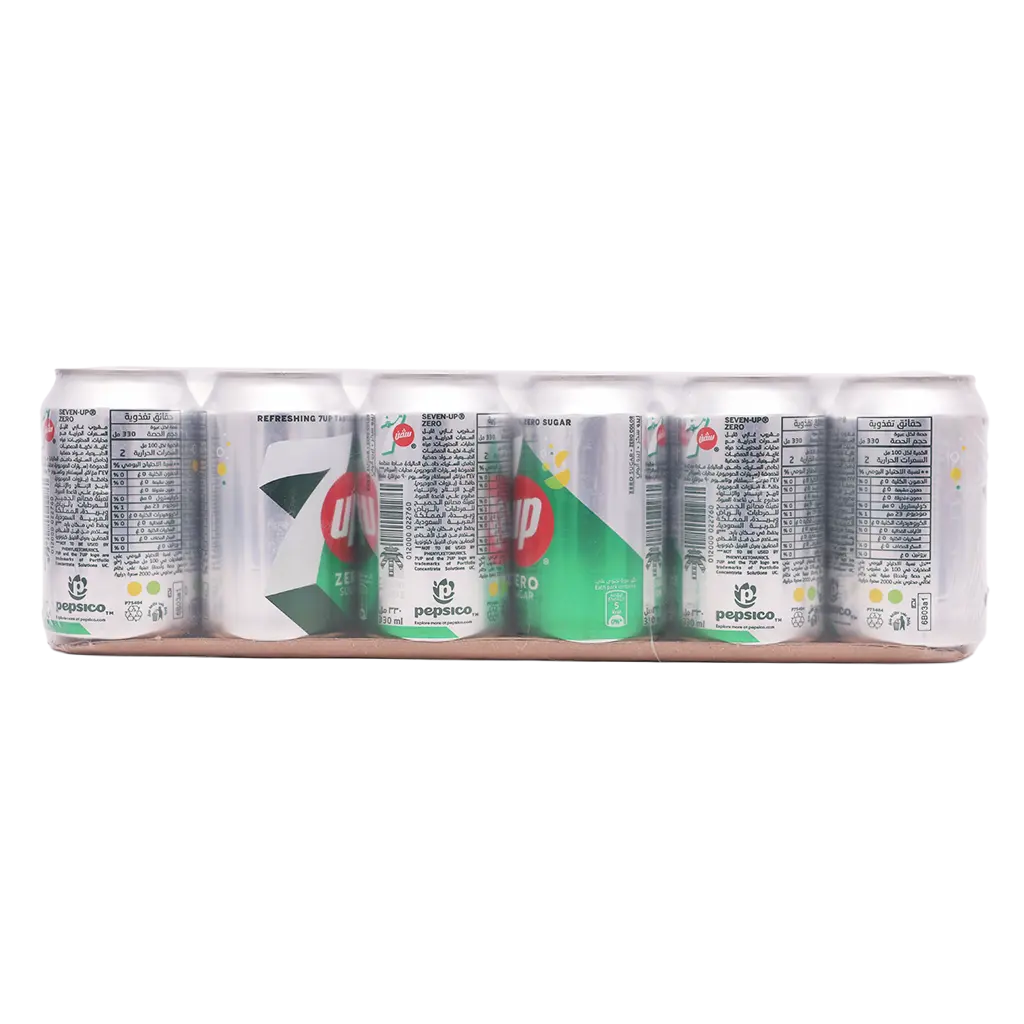 7Up Zero Soft Drink 24 pcs 330 ml - view 4