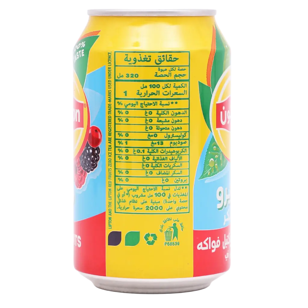 Lipton Ice Tea Red Fruits Zero Can 320 ml - view 3