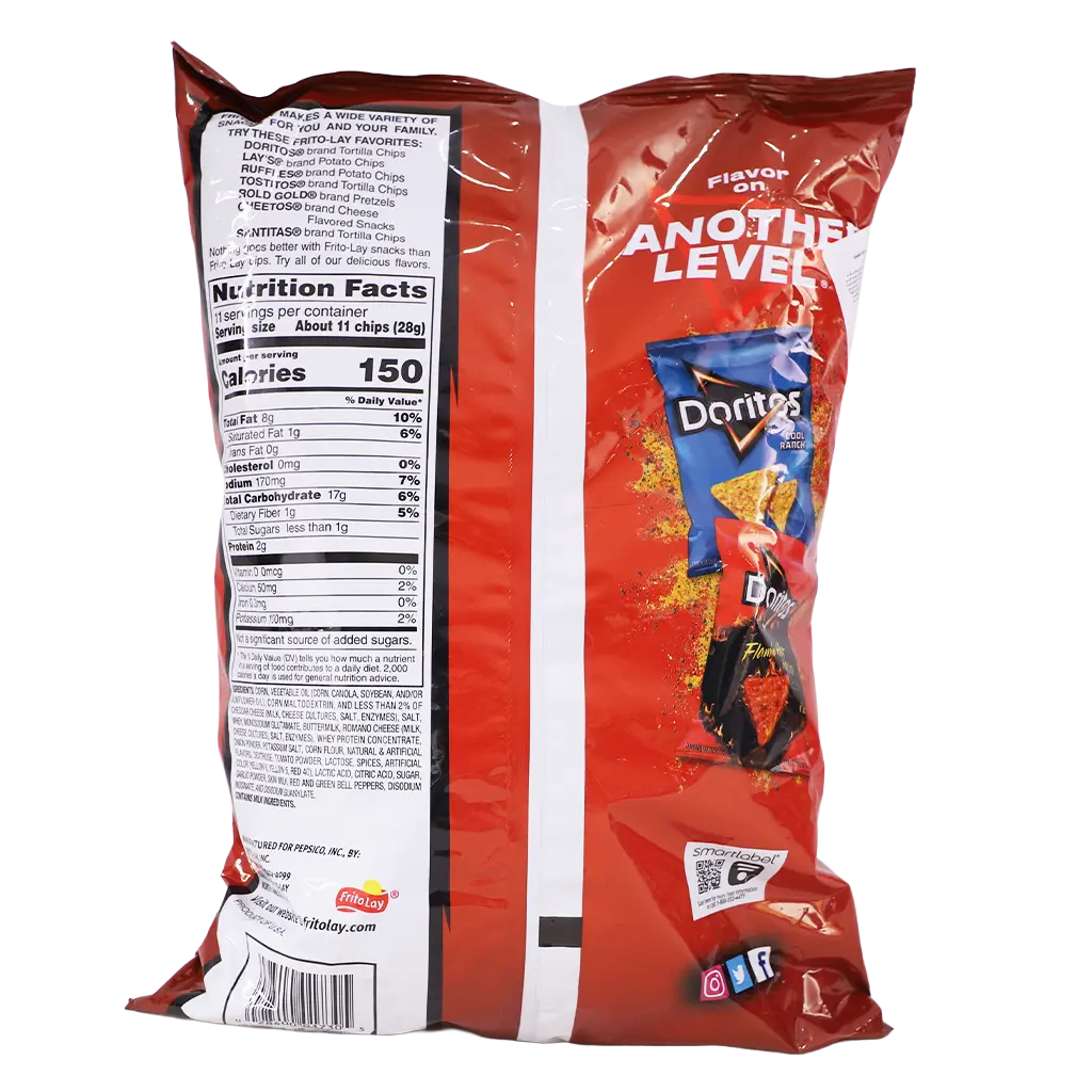Doritos Tortilla Chips Cheese Flavor 311.8 gm - view 4