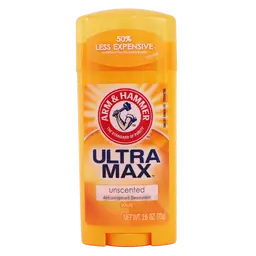 Arm and Hammer Ultra Max Stick Deodorant With out Fragrance Free 73 gm