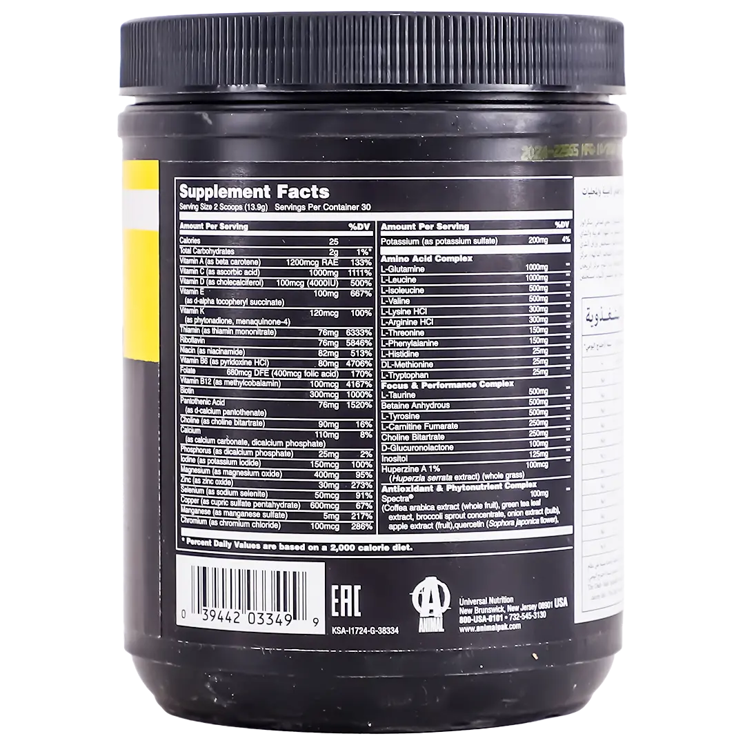 Universal Nutrition Animal Pack Fruit Flavor 417 g - view 2