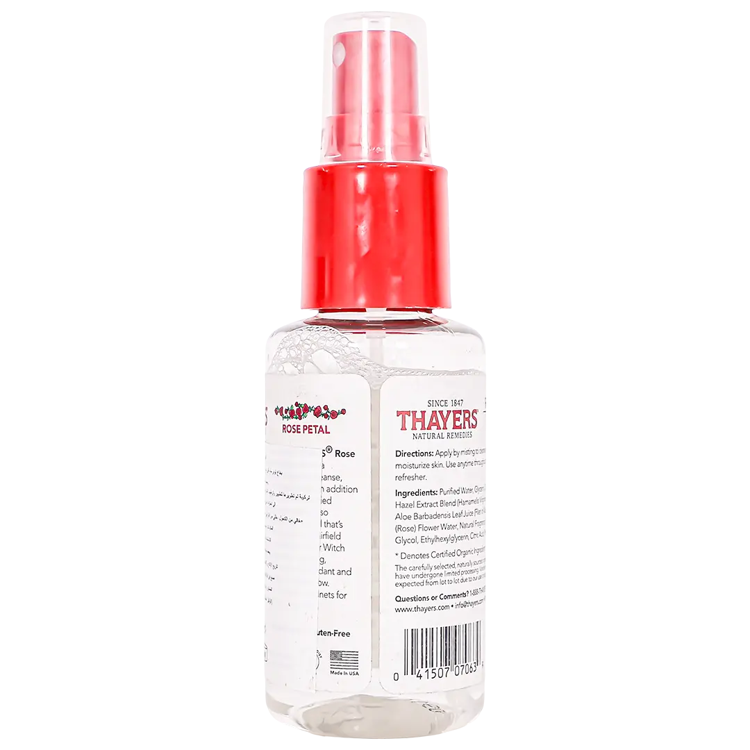 Thayers Witch Hazel Facial Toner With Rose Petal And Aloe Vera Spray 89 ml - view 2