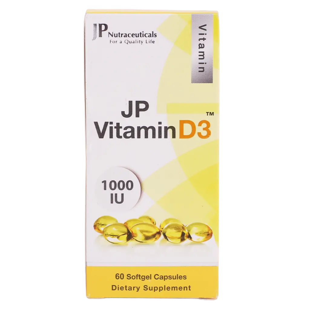 Jp Vitamin D3 1000 Iu 60 Capsules - view 3