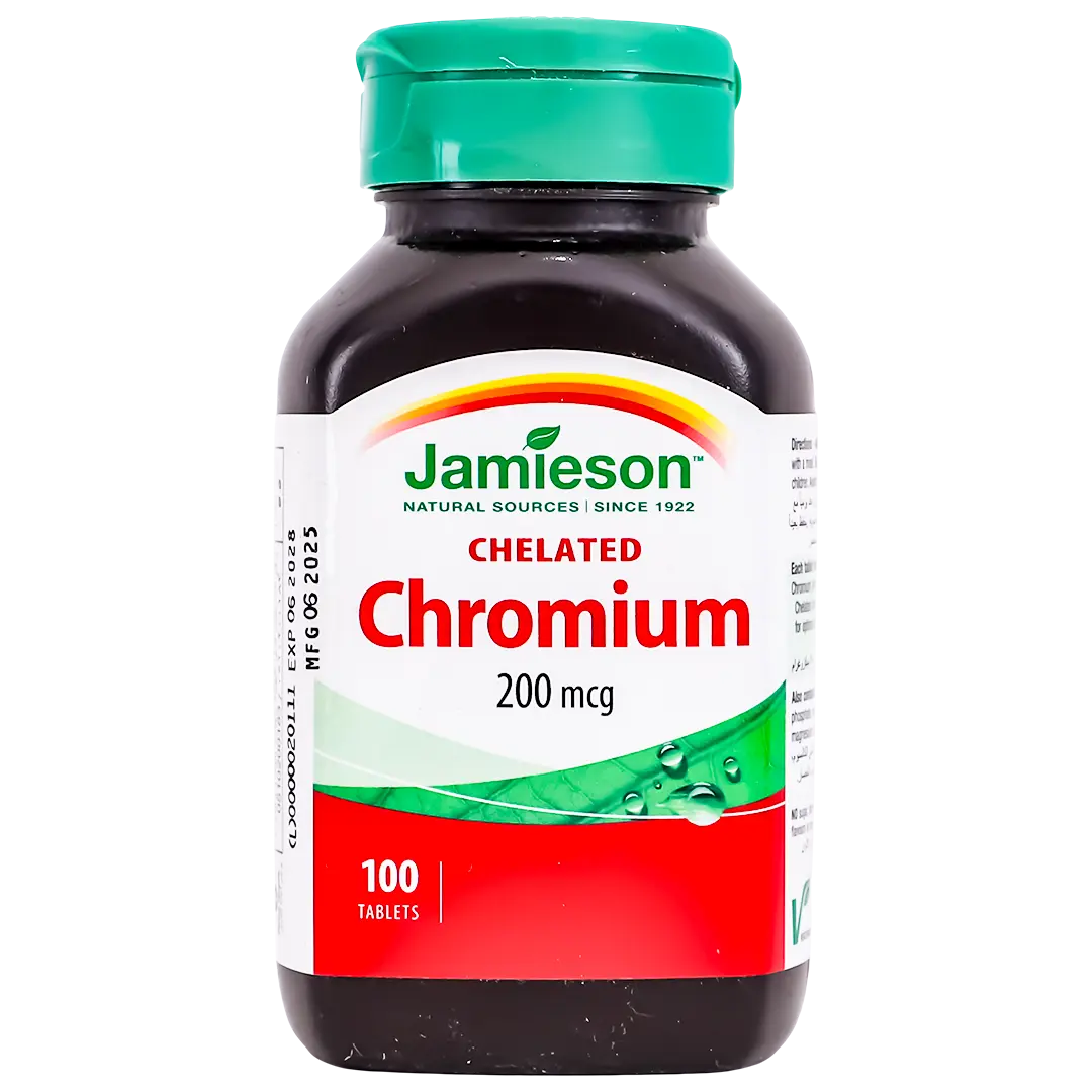 Jamieson Chelated Chromium 200 mcg 100 Tablets - view 2