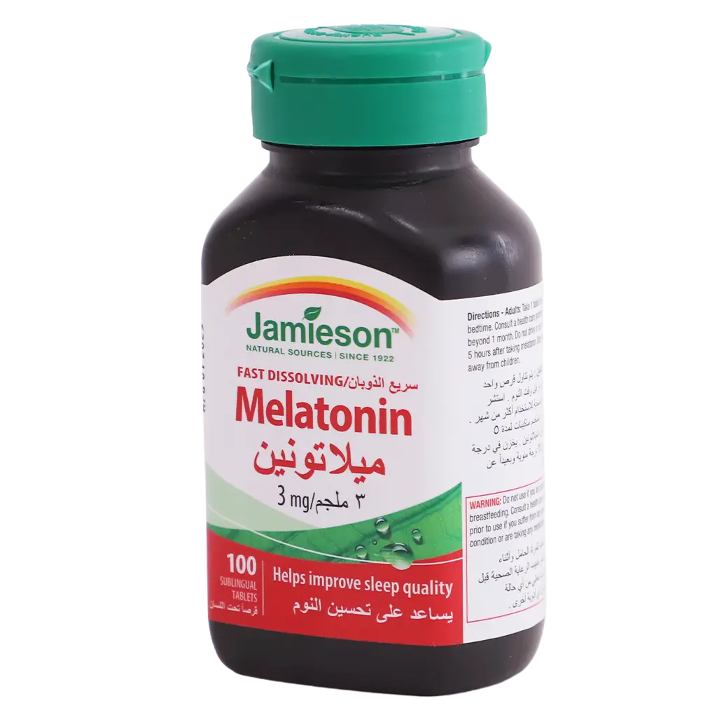 Jamieson Melatonion 3 mg 100 Sublingual Tablets - view 1