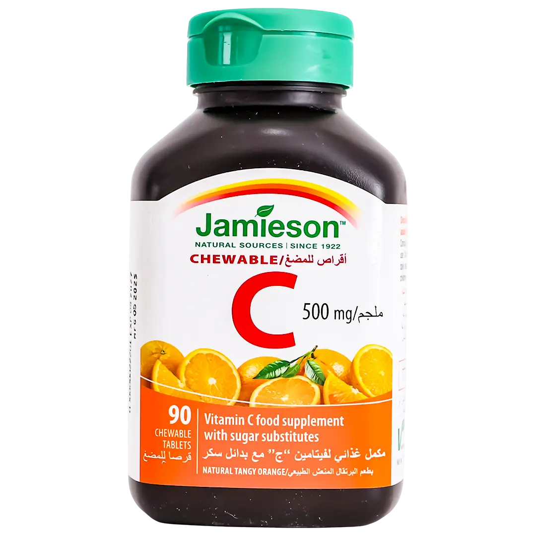Jamieson Vitamin C 500 mg 90 ChewableTablets - view 1