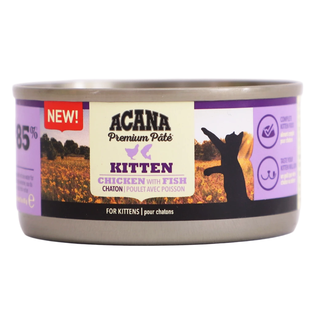 Acana Cans Chicken & Fish for Kittens 85g