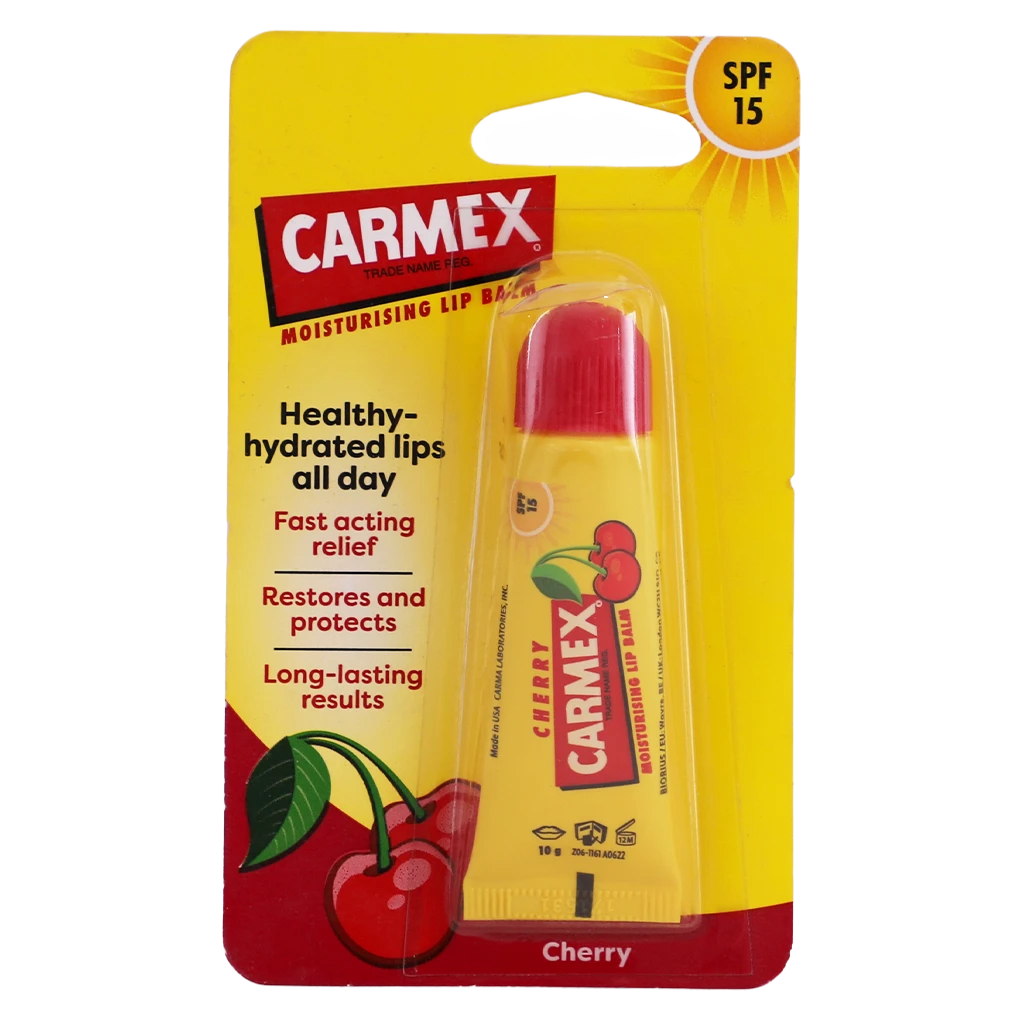 Carmex Cherry Lip Balm In Tube 10 gm