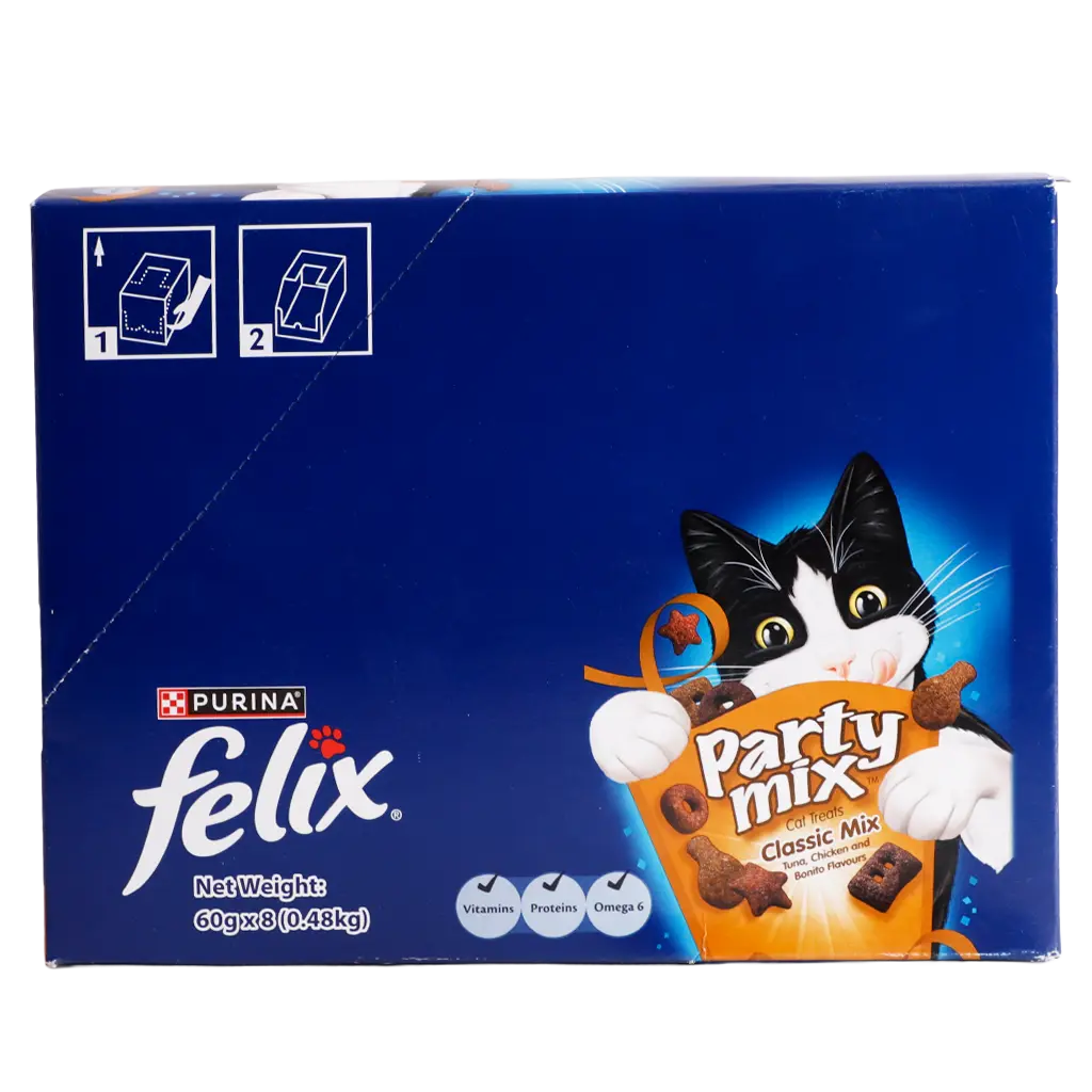 Felix Cat Treats Party Mix Party Mix 8X60 gm - view 2