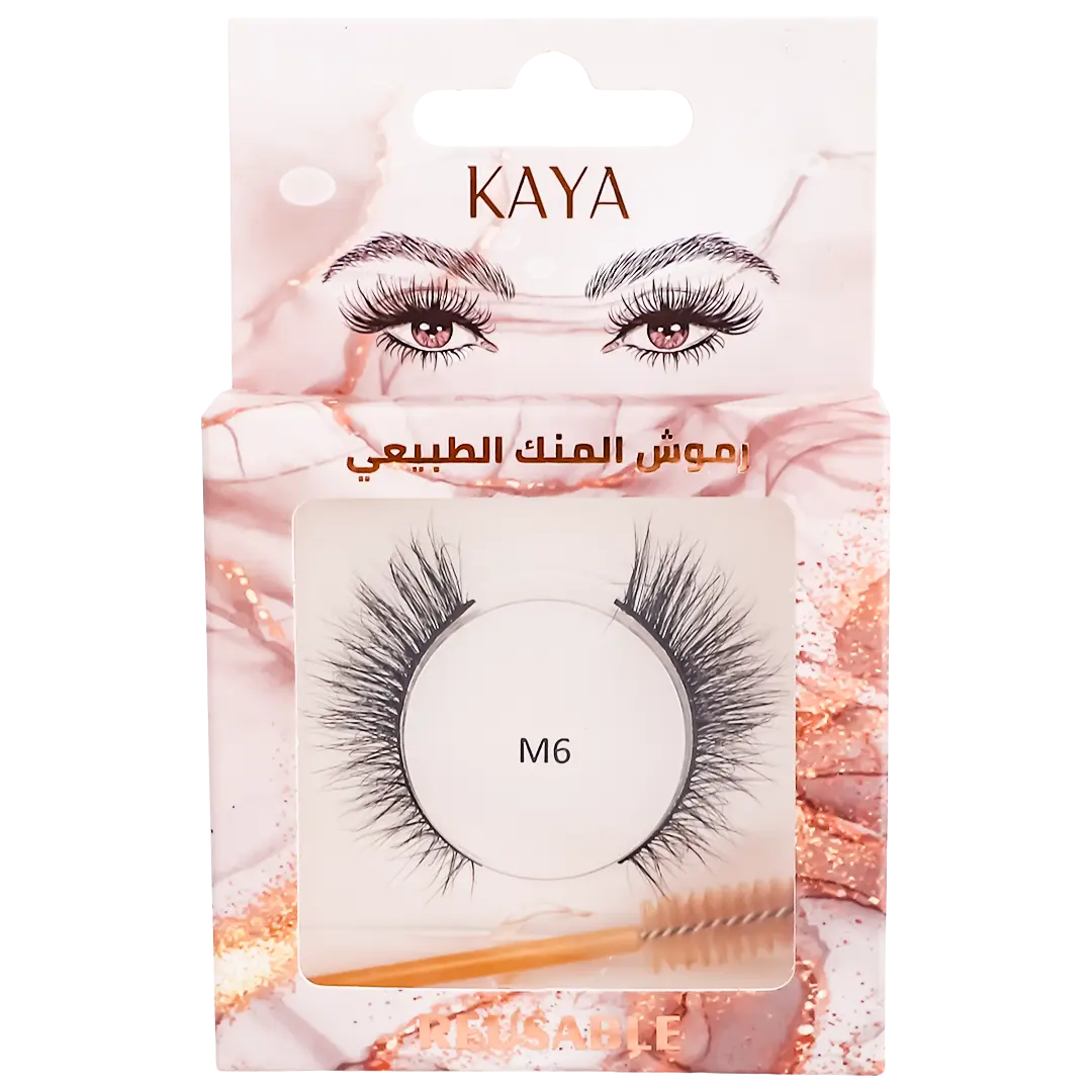 Kaya Natural Mink Eyelashes M6 - view 1