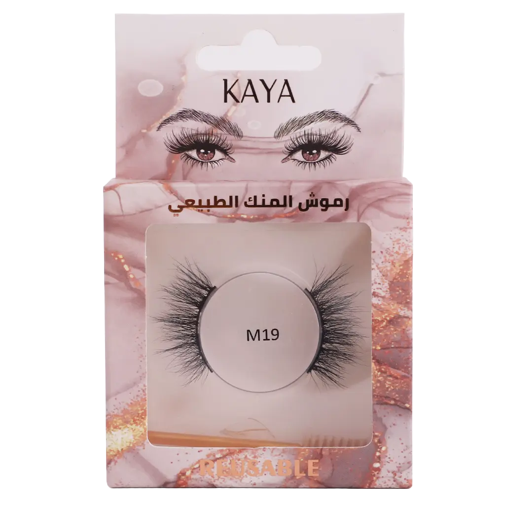Kaya Natural Mink Eyelashes M19 - view 1