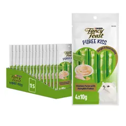Fancy Feast Puree Kiss Tuna and Pumpkin Flakes 15X40 gm